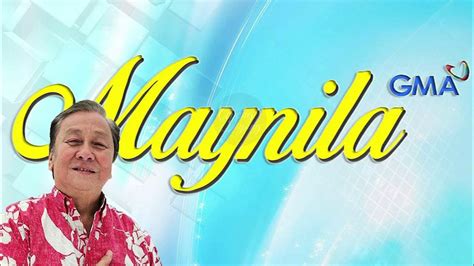 mahal kong maynila host|Maynila (TV program) .